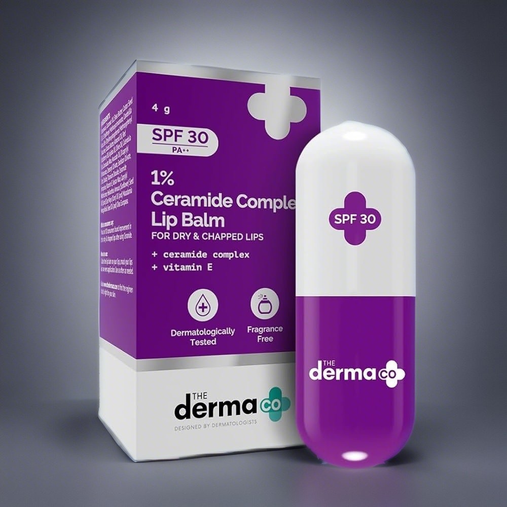 The Derma Co 1% Ceramide Complex Lip Balm  4g