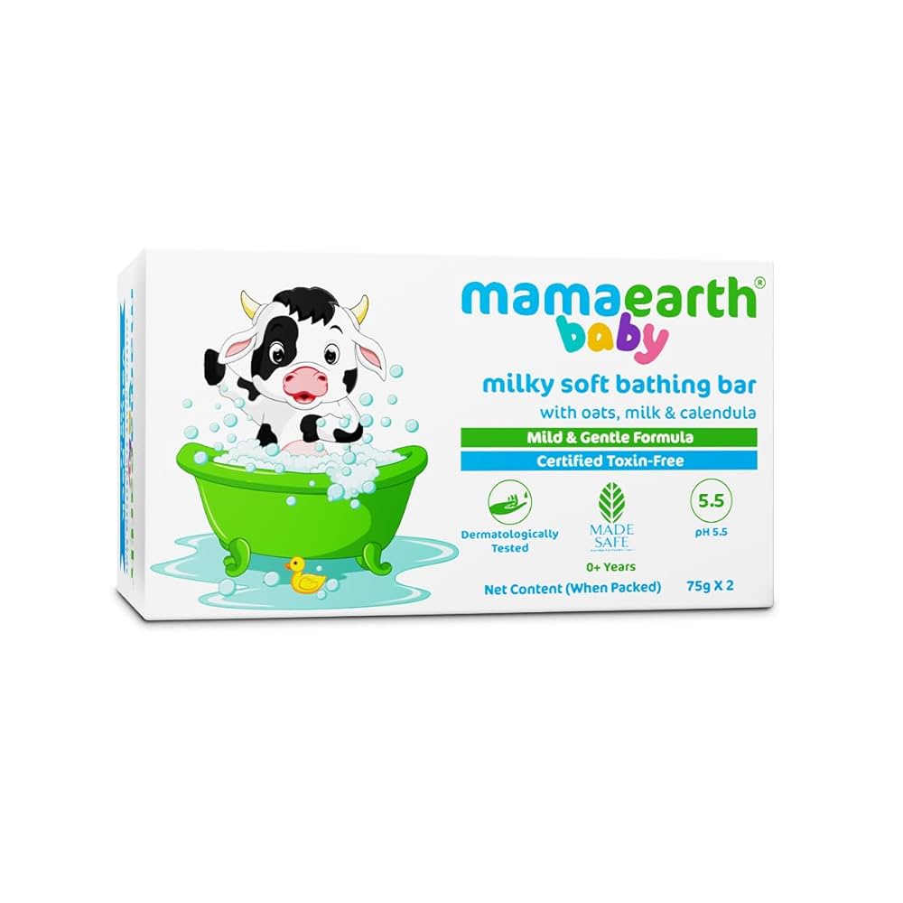 Mamaearth Milky Soft Bathing Bar For Babies 75gm