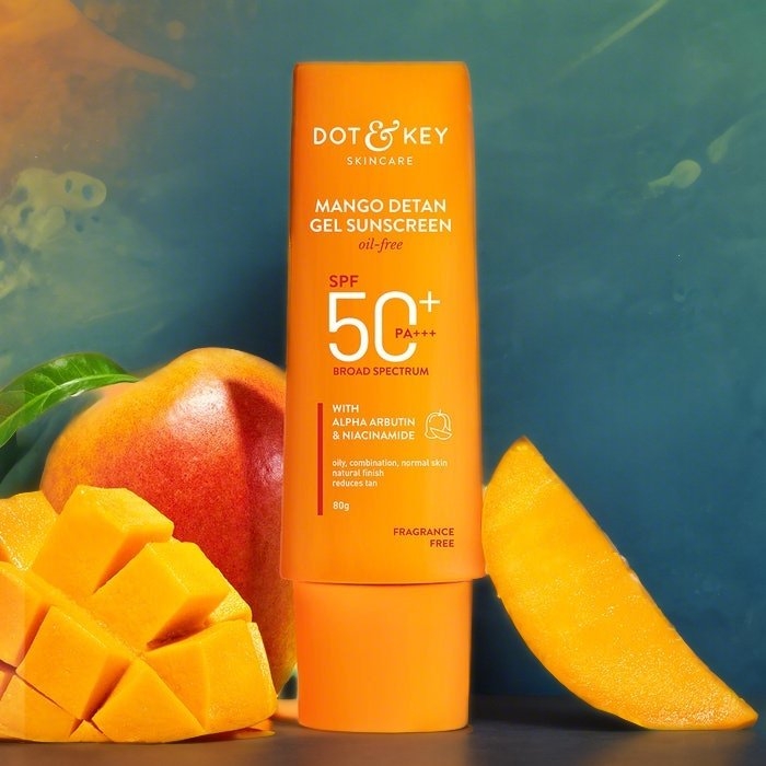 Dot & Key Mango Detan Gel Sunscreen SPF 50+ PA+++  80gm