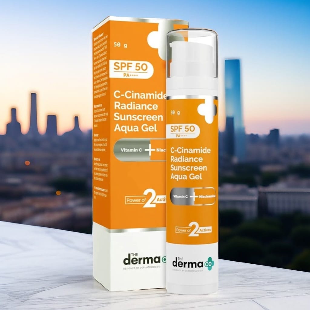 Dermaco  C-Cinamide  Radiance sunscreen Aqua gel Sunscreen Spf 50