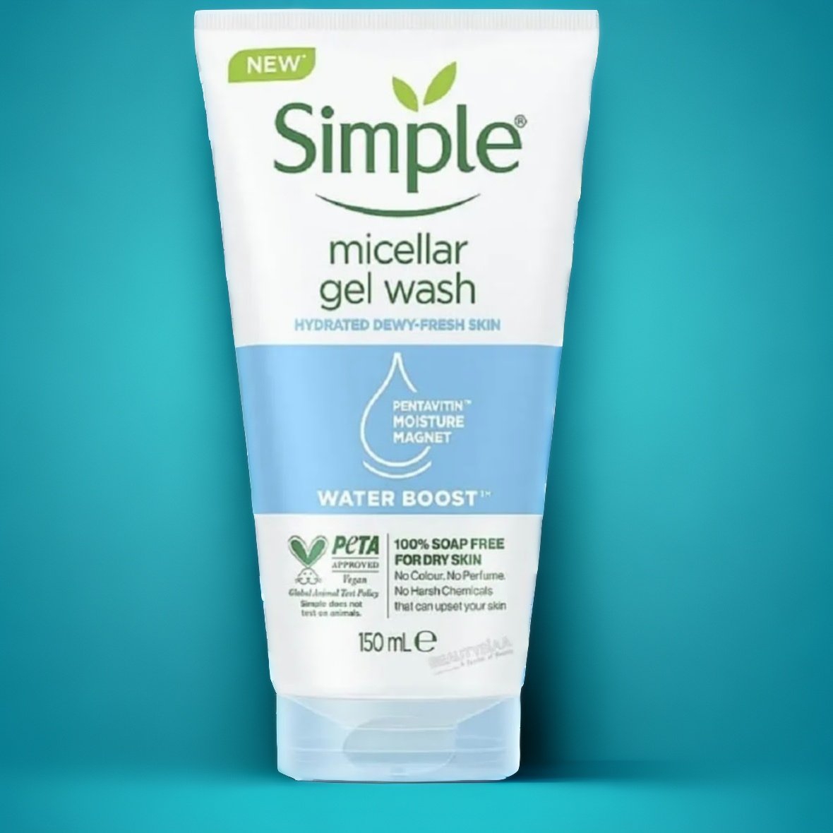 Simple Water Boost Micellar Facial Gel Wash 150ml