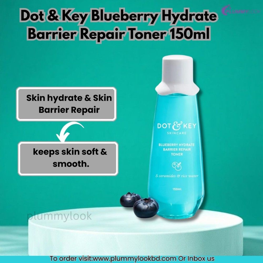 Dot & key Blueberry Hydrate Barrier Repair Rice Water Toner 150ml