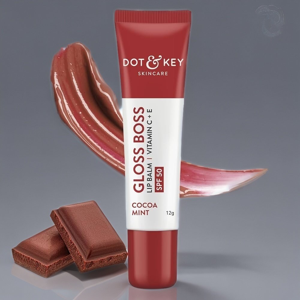 Dot & Key Gloss Boss Vitamin C+E Lip Balm (Cocoa Mint) 12gm