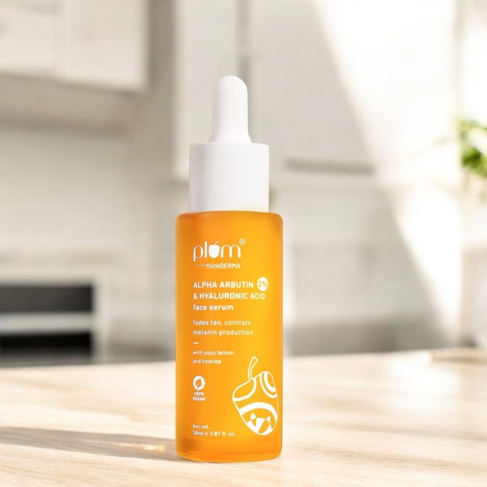 Plum Alpha Arbutin 2%  & Hyaluronic Acid Face Serum 30ml
