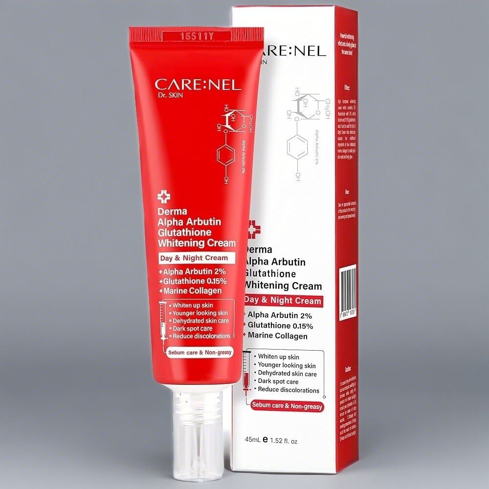 CARE:NEL Derma Alpha Arbutin Glutathione Whitening Cream 45ml