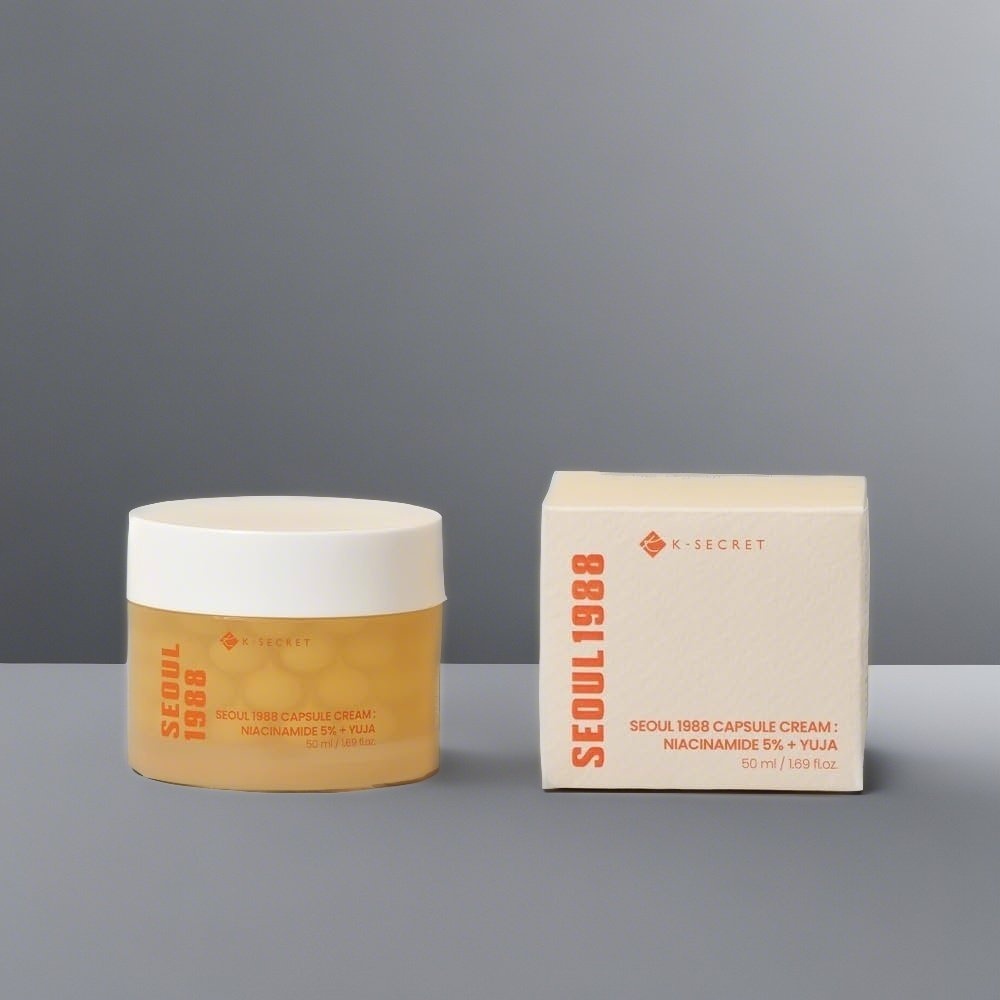 K-SECRET SEOUL 1988 Capsule Cream : Niacinamide 5%  + Yuja 50ml