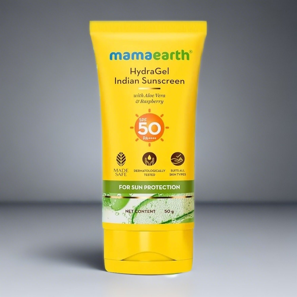 Mamaearth HydraGel Indian Sunscreen Spf 50 PA++++ 50gm