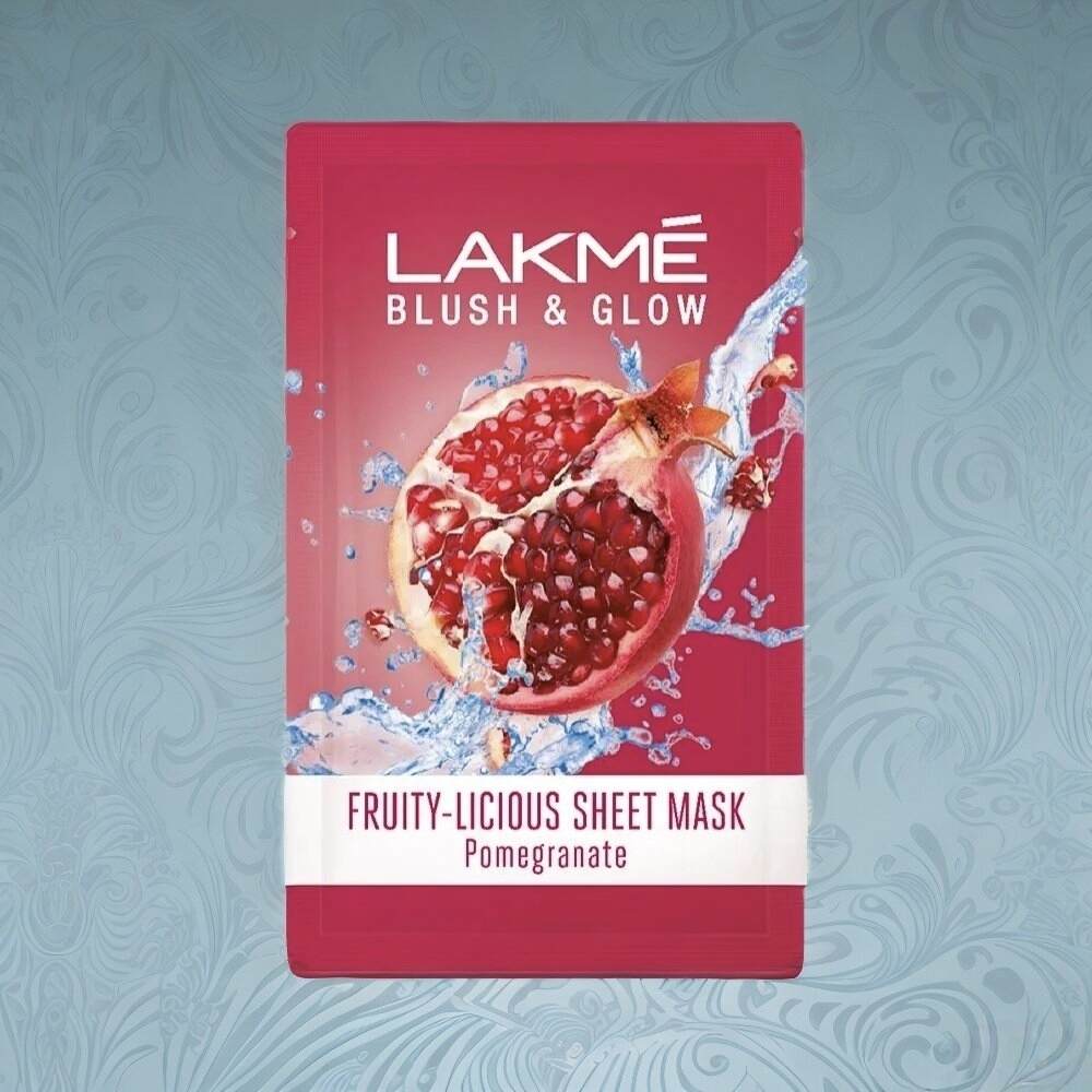 Lakme Blush & Glow Pomegranate Sheet Mask  20 ml