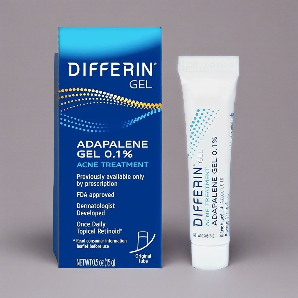 Differin Gel Adapalene Gel 0.1%  Acne Treatment 15gm