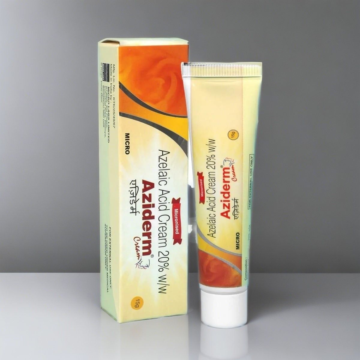 Aziderm 20% Cream Azelaic Acid Cream 20% w/w 15gm
