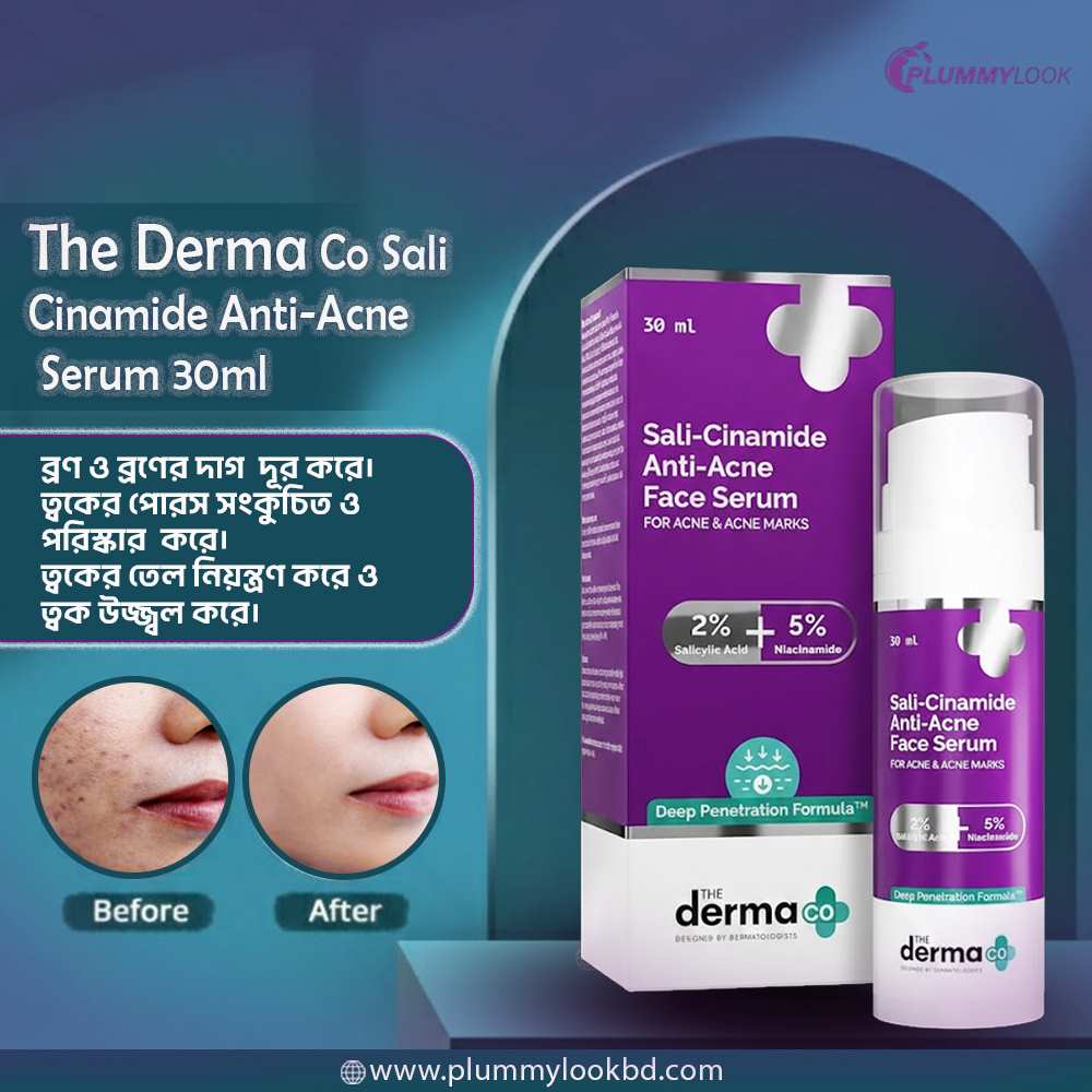 The Derma Co Sali-Cinamide Anti-Acne Serum 30ml