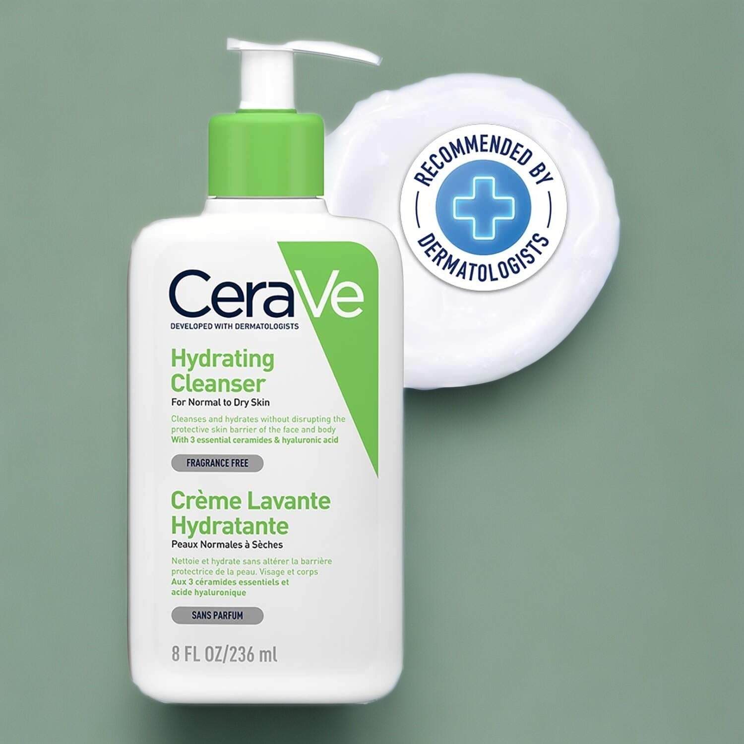 Cerave Hydrating Cleanser For Normal to Dry Skin 236ml