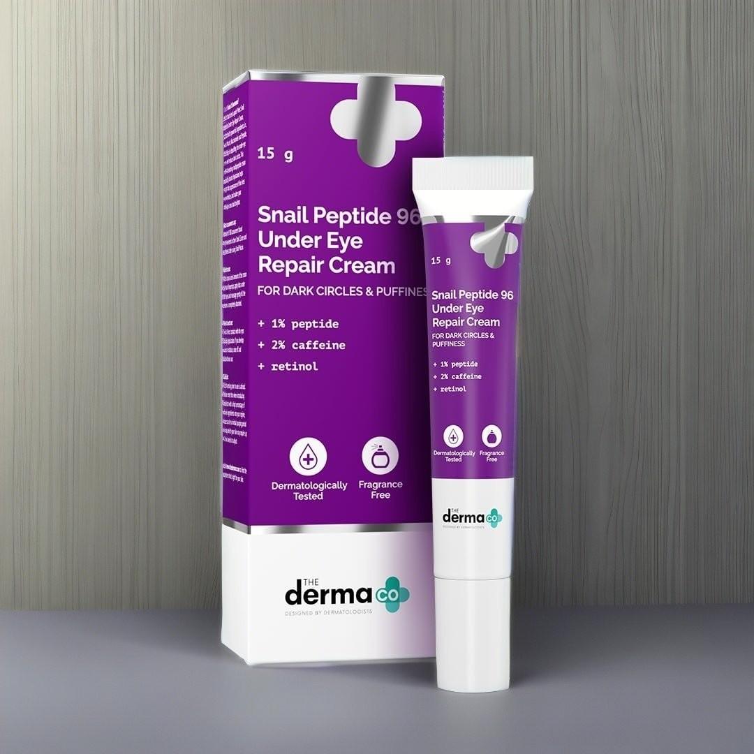 The Derma Co Snail Peptide 96 Under Eye Repair Cream 15gm