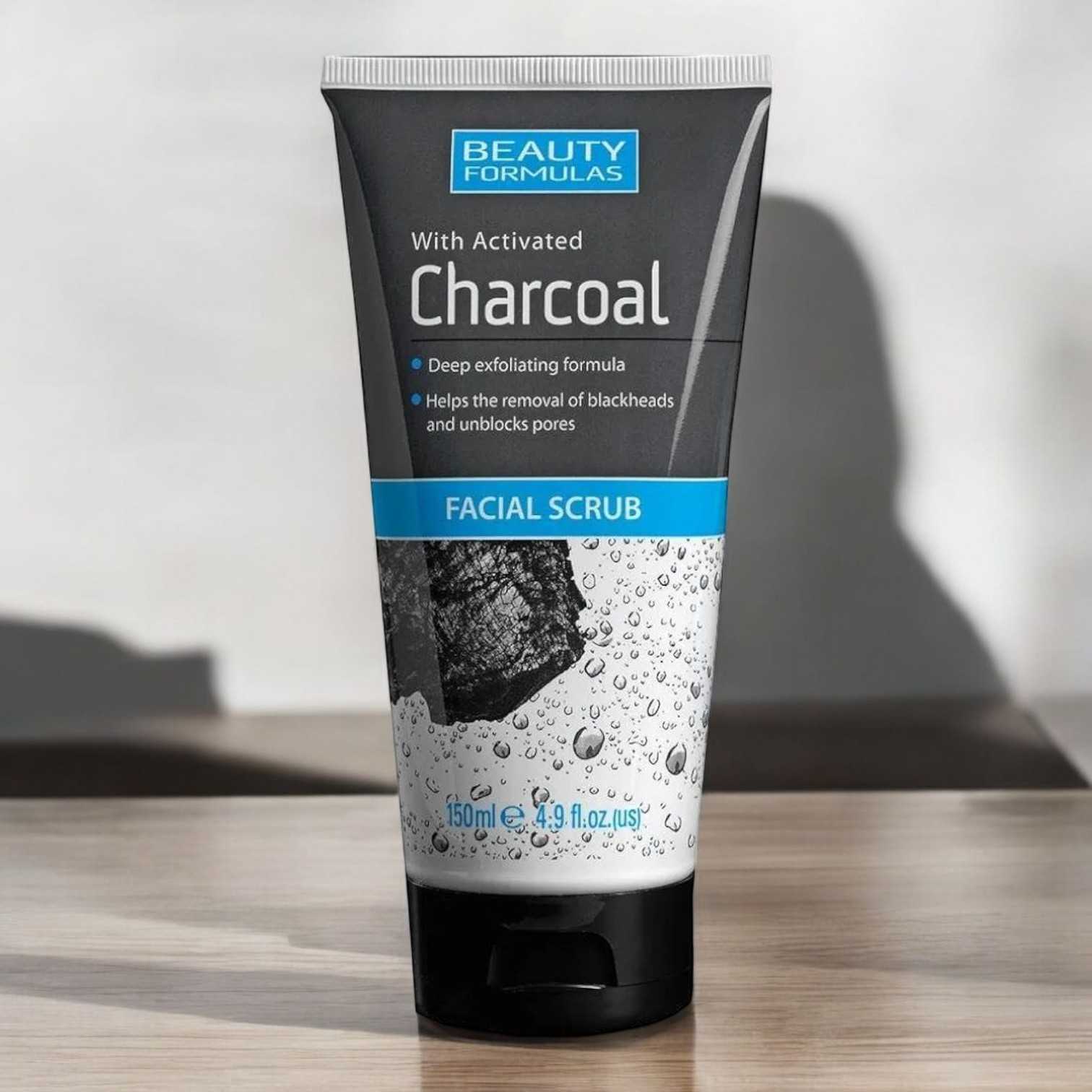 Beauty Formulas Charcoal Facial Scrub 150ml