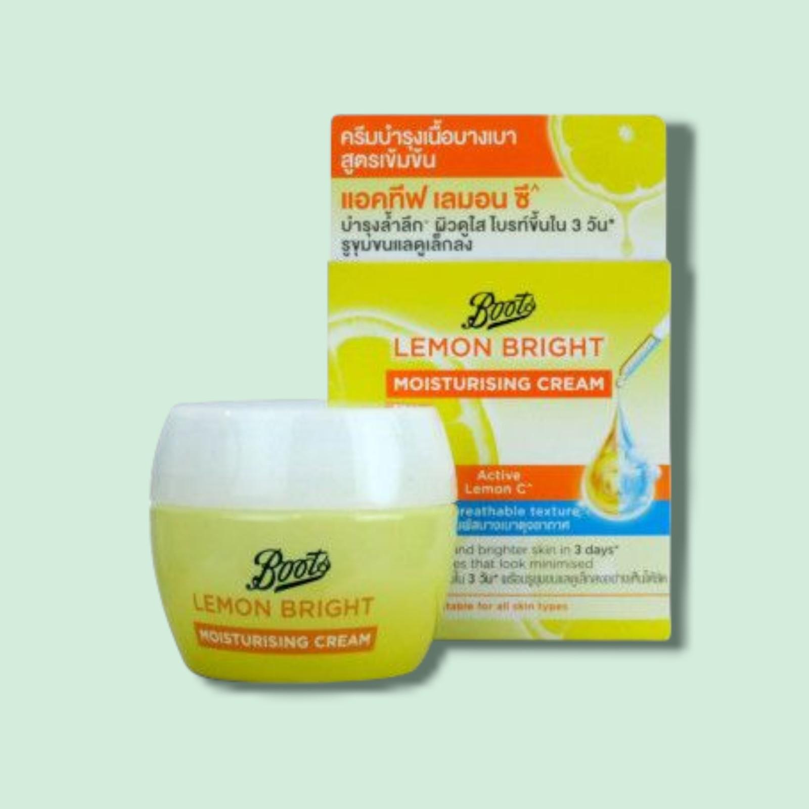 Boots Lemon Bright Moisturising Cream 50ml