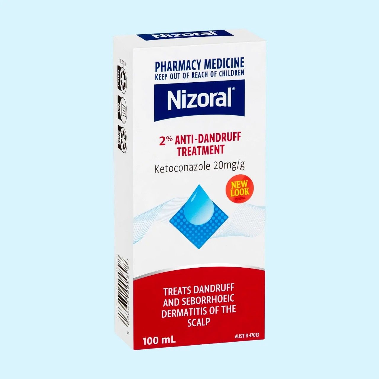 Nizoral 2% Anti-Dandruff Treatment Ketokonazol 20mg/g 100ml