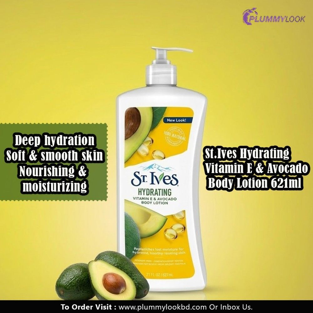 St.Ives Hydrating Vitamin E & Avocado Body Lotion 621ml