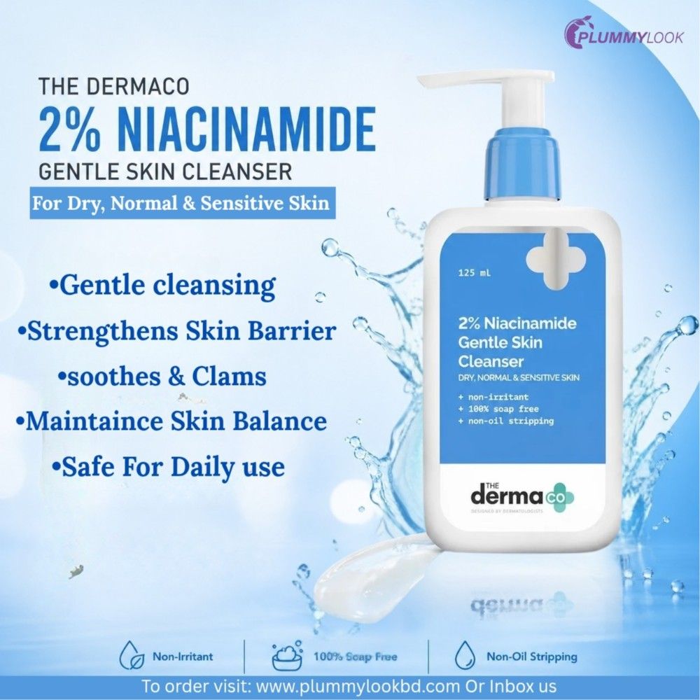The Derma Co 2% Niacinamide Gentle Skin Cleanser 125ml