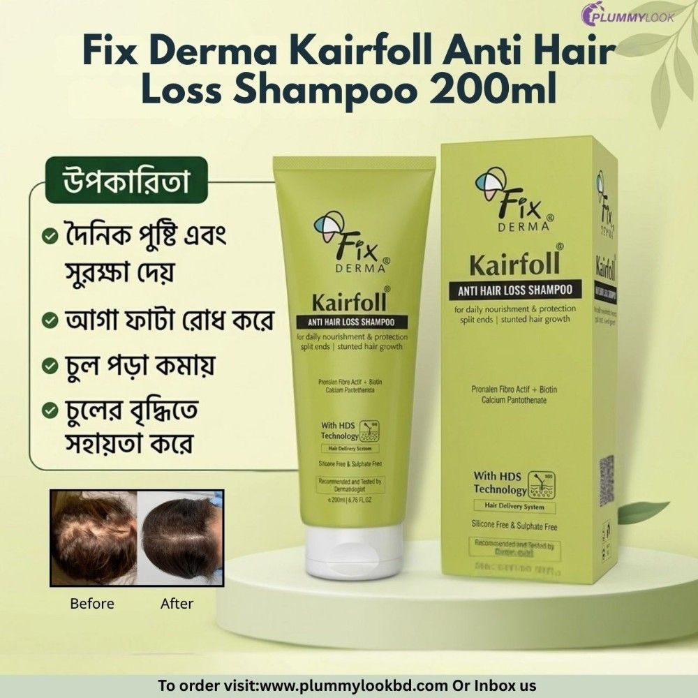 Fixderma Kairfoll Anti Hair Loss Shampoo 200ml