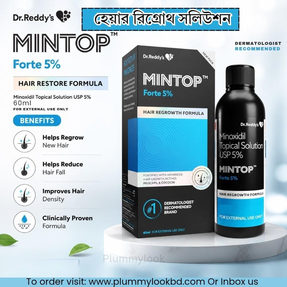 Dr. Reddy's Mintop Forte 5% Hair Regrowth Formula 60ml