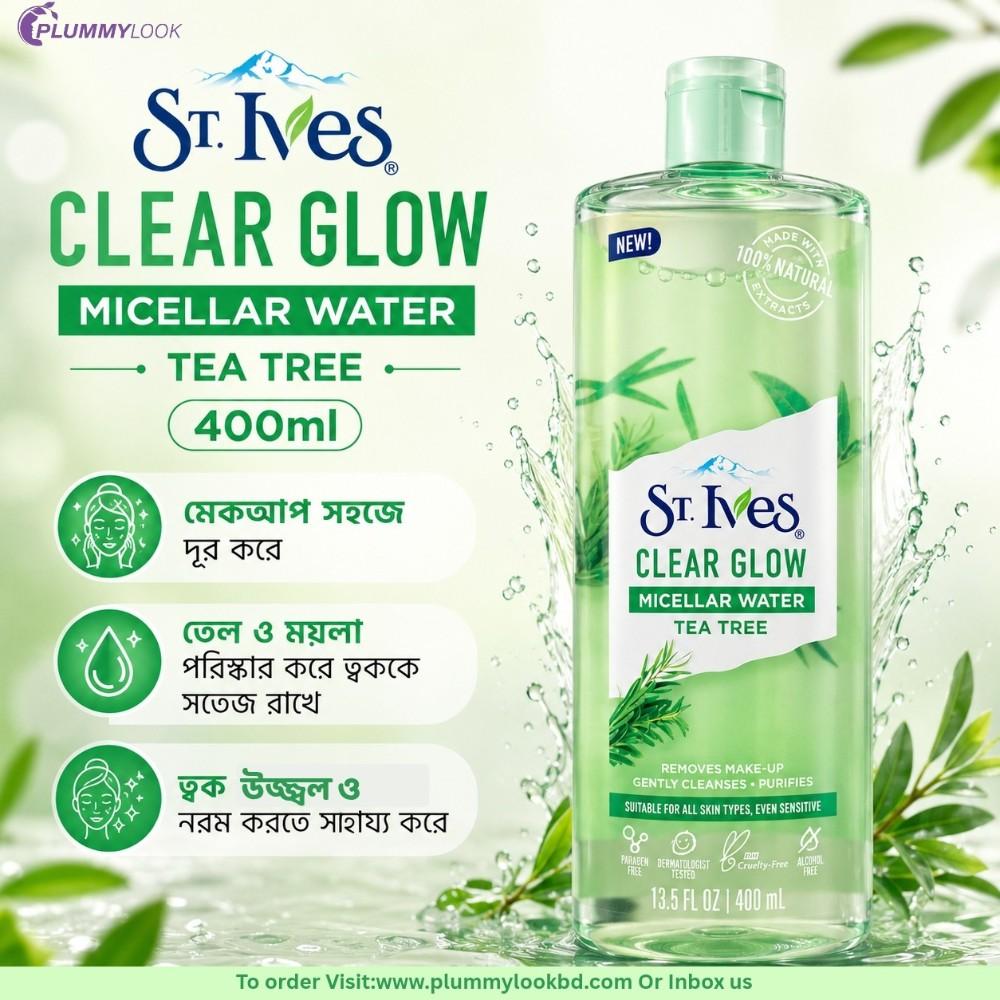 St.Ives Clear Glow Micellar Water Tea Tree 400ml
