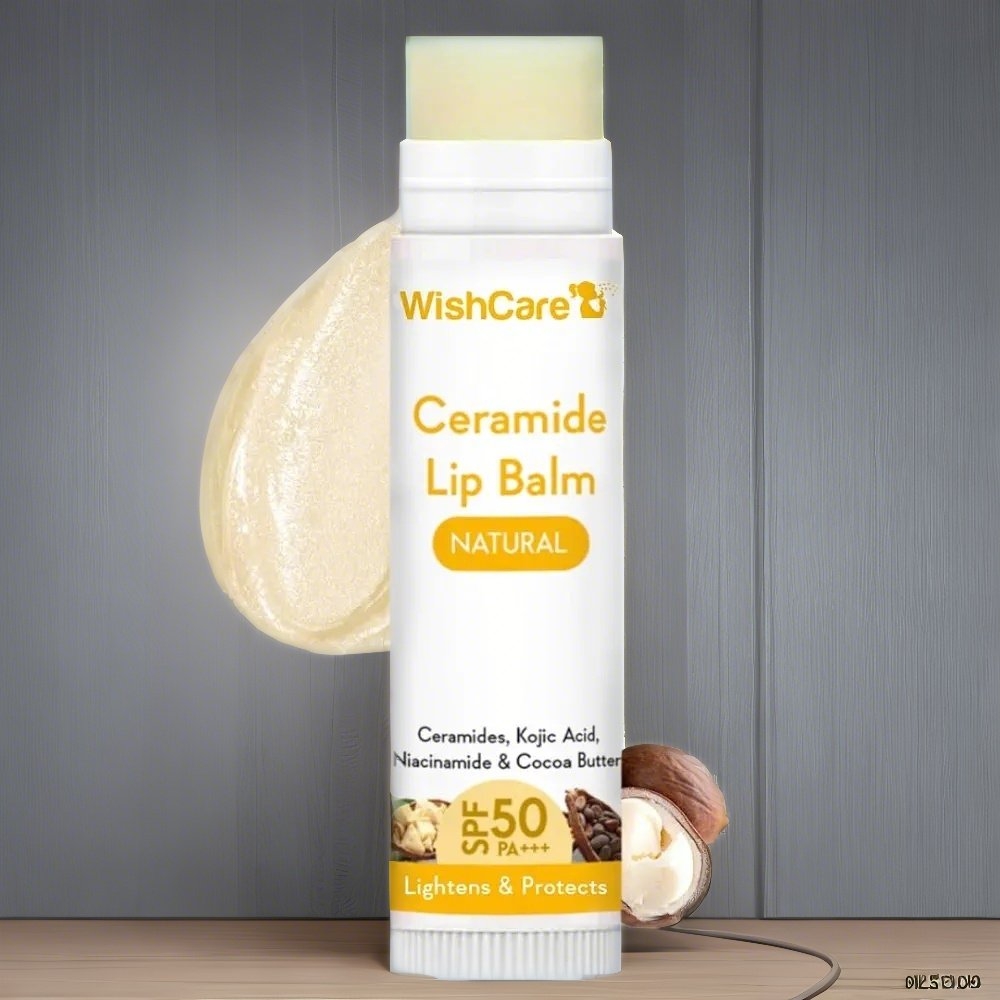 WishCare Ceramide Natural Lip Balm with SPF 50 PA+++ 5g